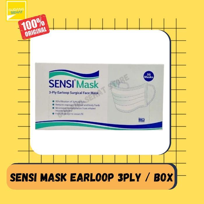 Sensi Earloop / Masker Earloop Isi 50Pcs Terlaris