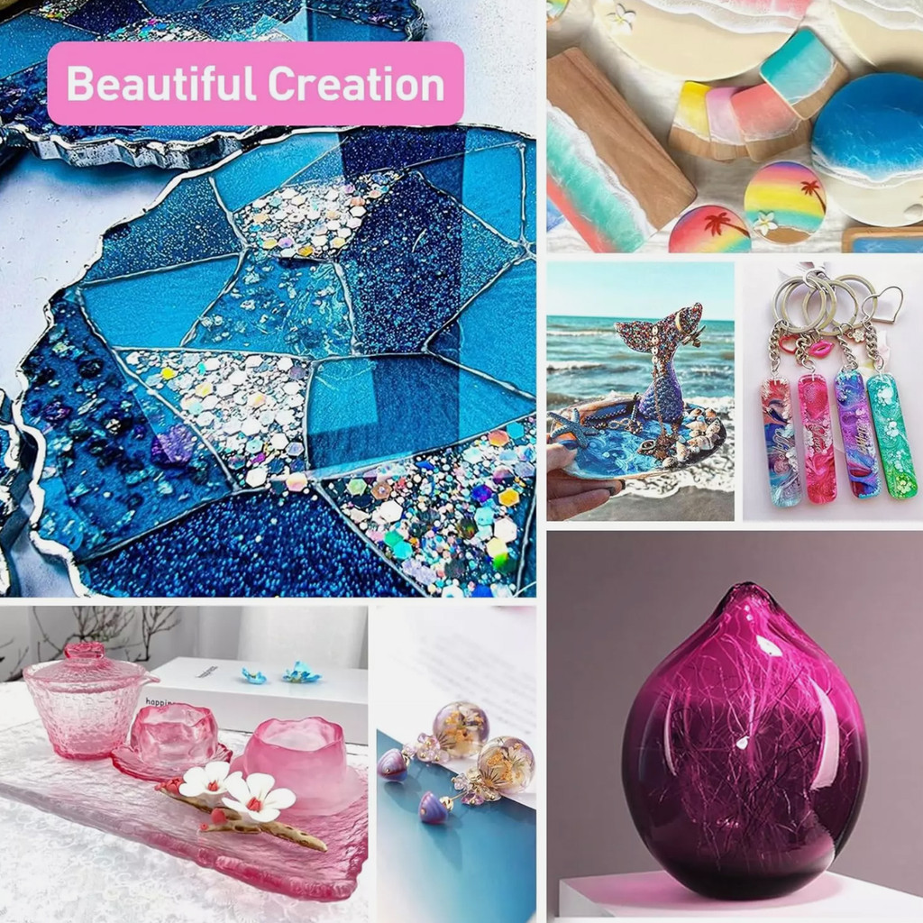 Epoxy Resin Kits Set, Art Kit with Crafts for Adults, Beginners, Art Supplies for DIY Lovers, DIY