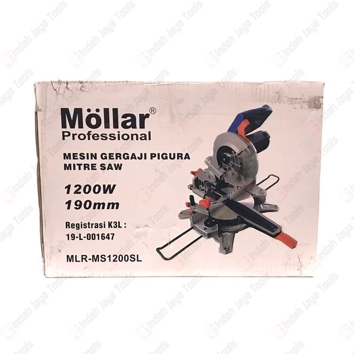 sintayanistore12 MOLLAR MS1200S Miter Saw Sliding 7 Inch Laser Mitre Saw Gergaji Pigura