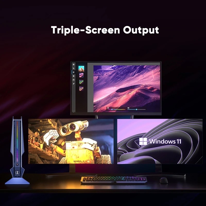 . 13Th Gen Mini Gaming Pc Nvidia Rtx 4060 3050 8G Intel I9 13900H 12900H I7 13700H Rgb Mini Gamer