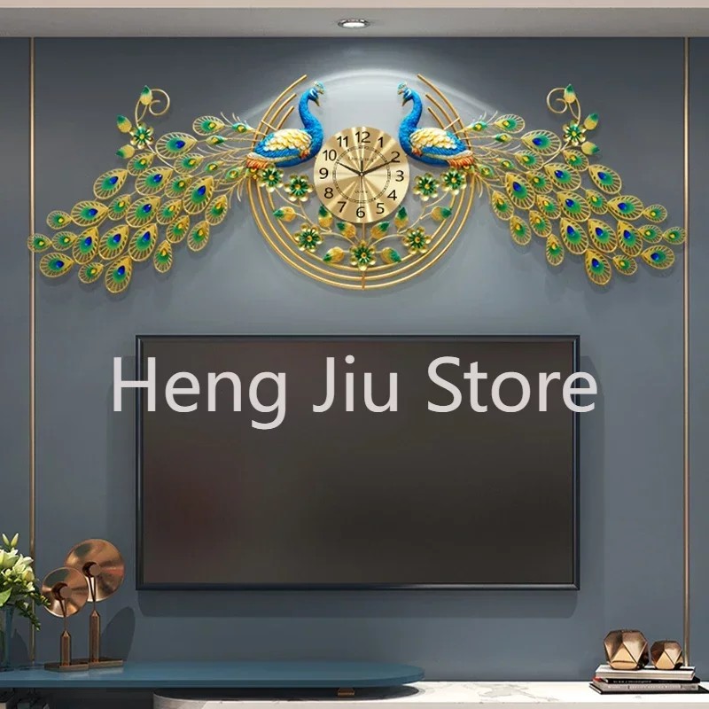 . Modern Large Wall Clock Digital Mechanism Design Wall Clock Big -