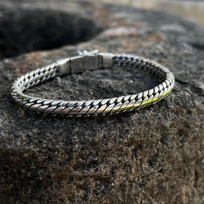 Gelang rantai perak 925 perak asli 925 model unisex