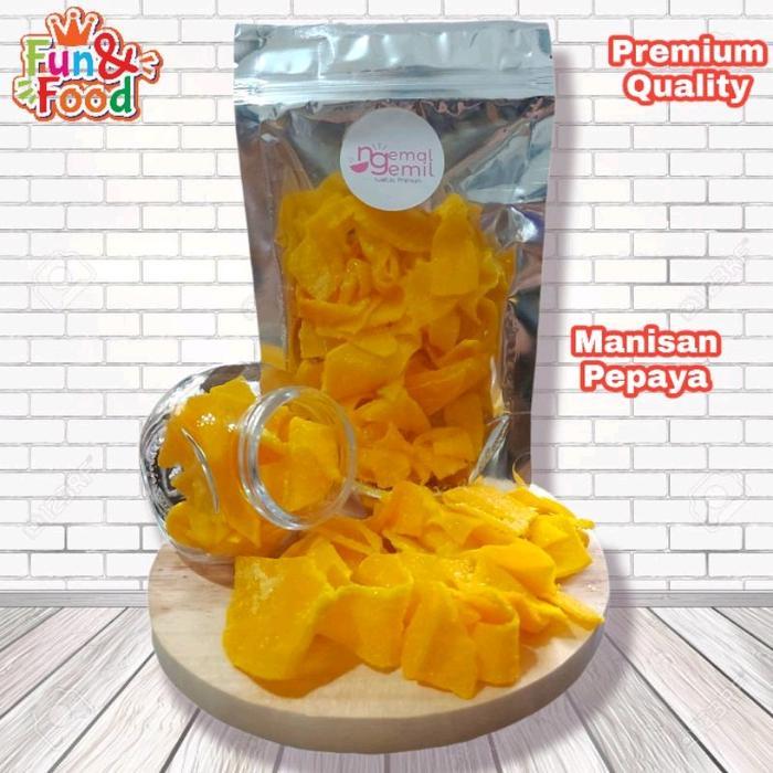 Manisan Buah Pepaya Kering Crispy Manisan Paya Crunchy Homemade