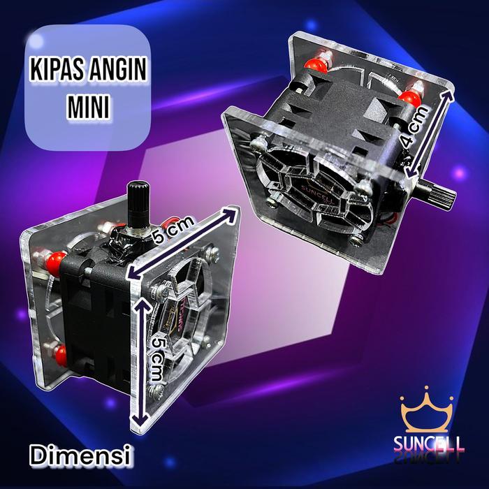 KIPAS MINI PORTABLE FAN 4 CM ANGIN BESAR