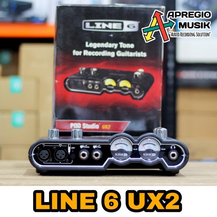 Soundcard Line6 UX2 line 6 UX 2 line 6 UX2 original