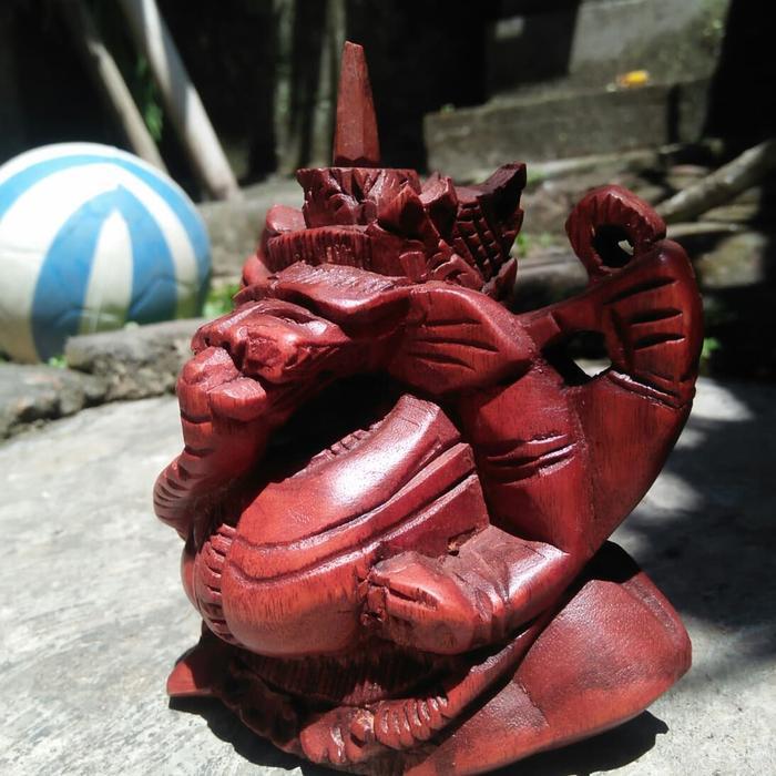 patung ganesha kayu/patung ganesa