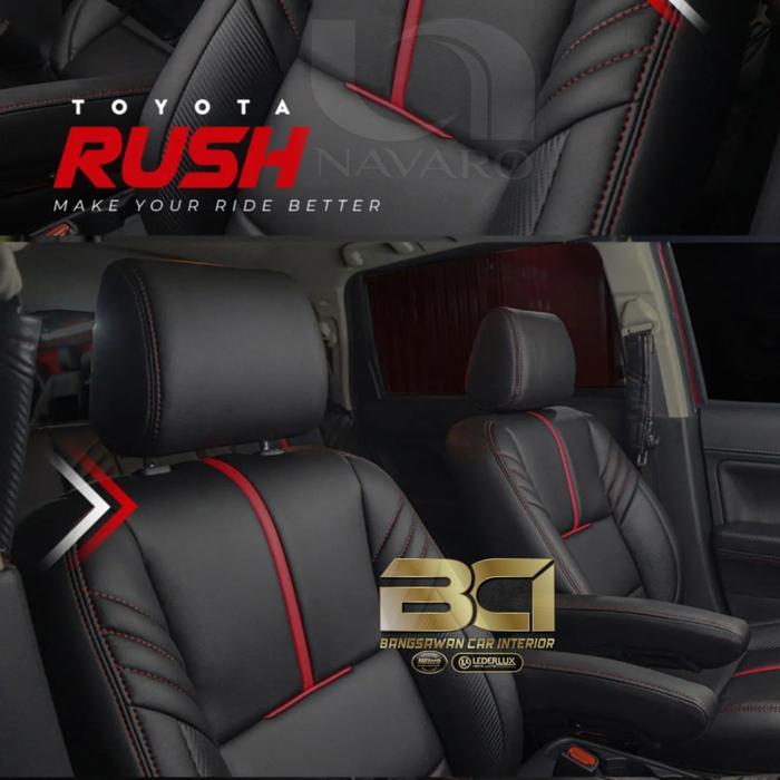 Sarung jok mobil all new Rush GR,Terios 2019-2023