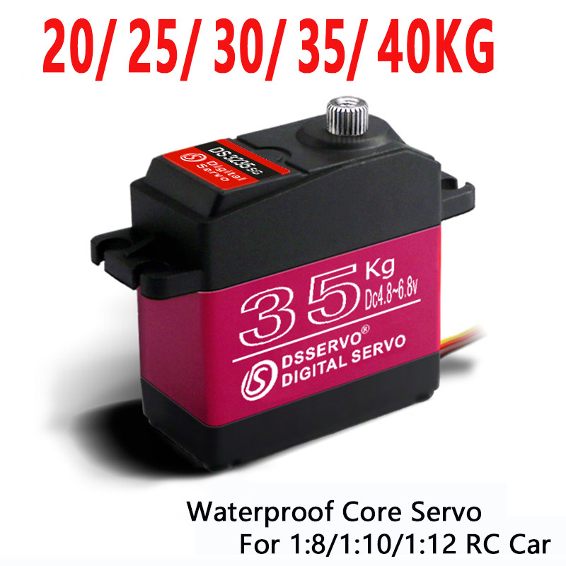 IMPORT 1X Waterproof Servo 20Kg 25Kg 30Kg 35Kg 40Kg High Speed servo Metal Gear Digital Servo RC