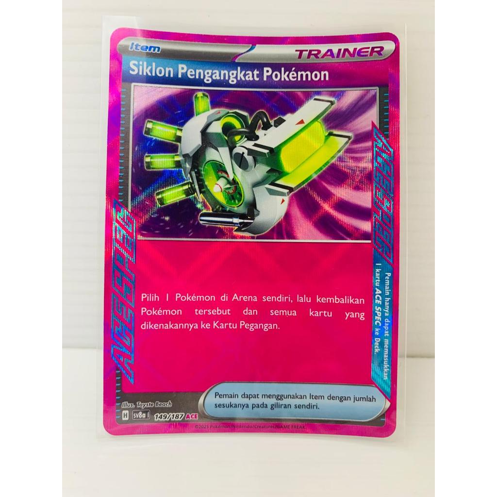 ACE Siklon Pengangkat Pokemon Terastal Festival Pokemon Indo