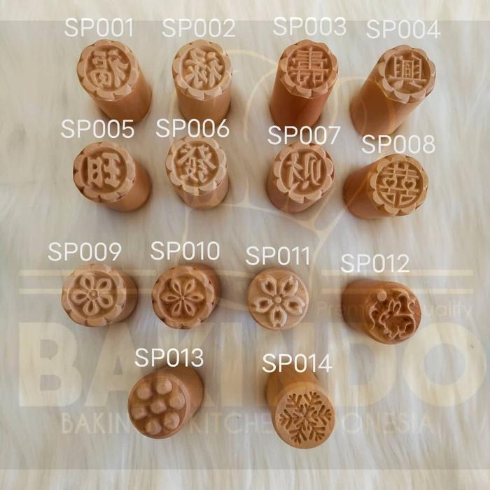 BAKINDO Stempel Pao / Stamp Pao / Stempel Bakpao / Stempel Kue Bahan Kayu Premium Aman Digunakan