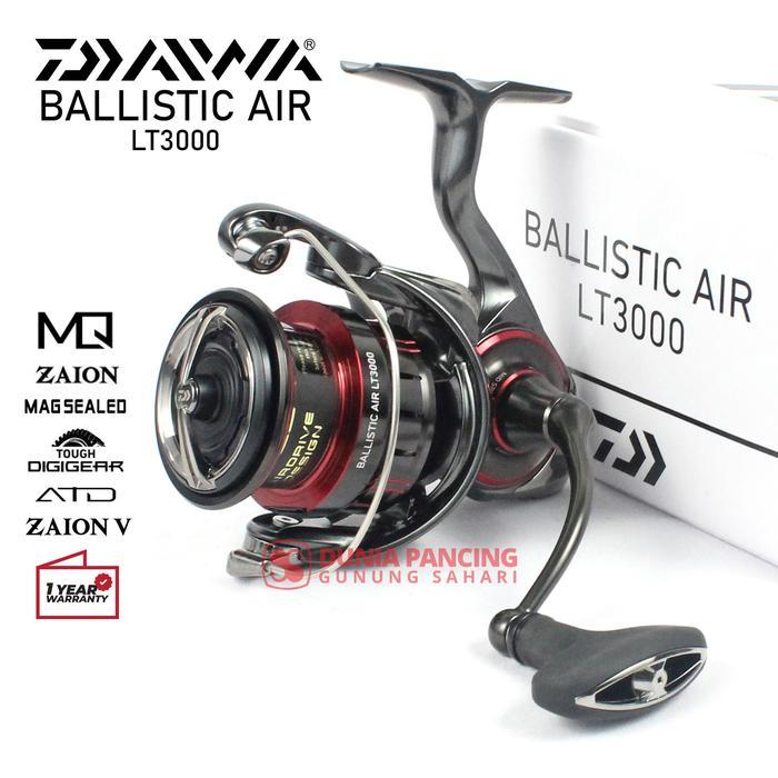 Ready Reel Spinning Daiwa Ballistic Air 2025 Pilih Ukuran