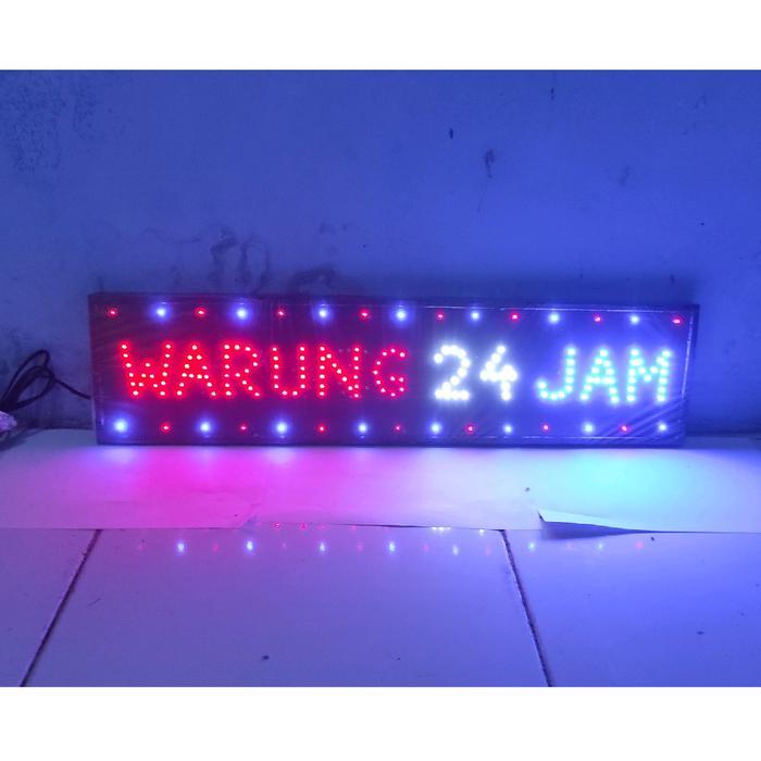 Lampu LED WARUNG 24 JAM 70x20cm - Daya 9W