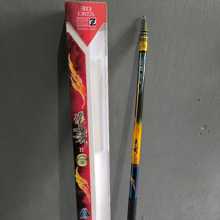Tegek pancing custom Threefish Xi Ying Full kolong fuji