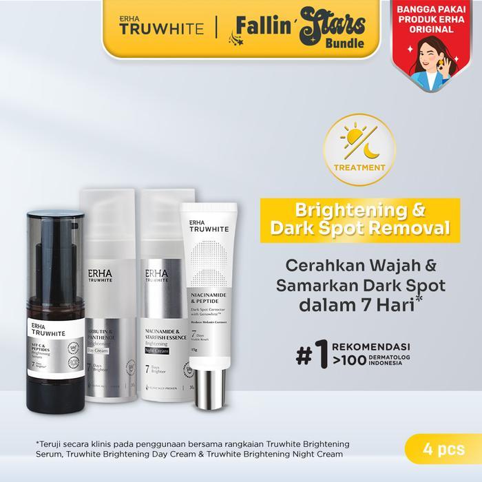 ERHA Truwhite Brightening & Dark Spot Removal Set - Paket Pencerah Wajah