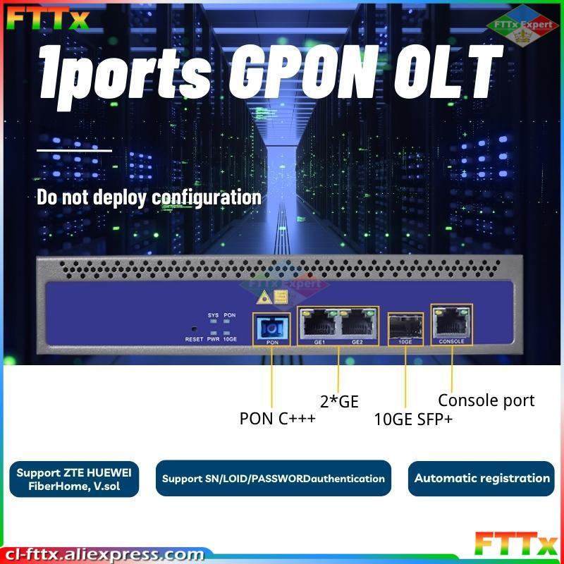 . 1 Prot Gpon Olt 1128 Compatibile Xpon Onu Snmp 1Port Ftth Mini -