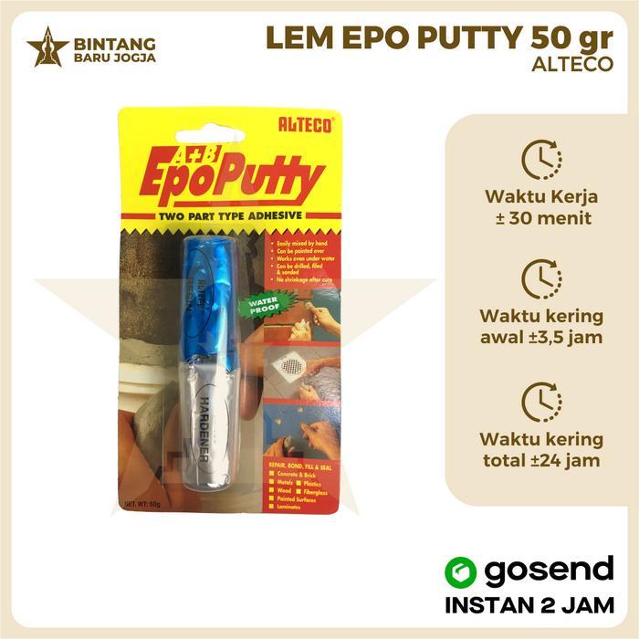 Lem Kapal Epo Putty 50Gr / Lem Porting / Alteco Epo Putty 50Gr
