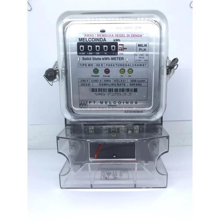 Meteran Listrik Kwh Meter Semi Digital Smart / Melcoinda 1 Phase