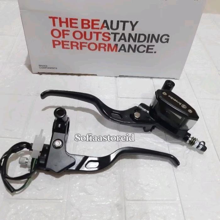 Master Rem Berembo Oval Model Rcb Set Handle Kopling Universal Semua Motor Beat /Rx King /Mio/