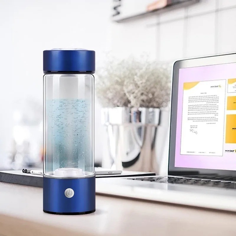 Hydrogen Water Bottle, Portable Hydrogen Water Ionizer Machine Generator Rechargeable Hydrogen Rich
