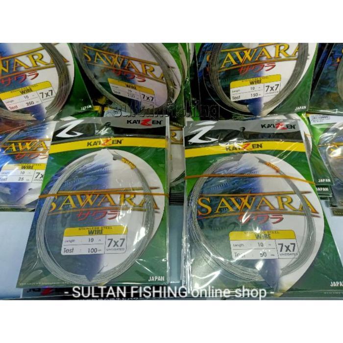 Kawat Neklin Kaizen Sawara 7X7 Stainless Steel Wire Pilih Ukuran -Gratisongkir