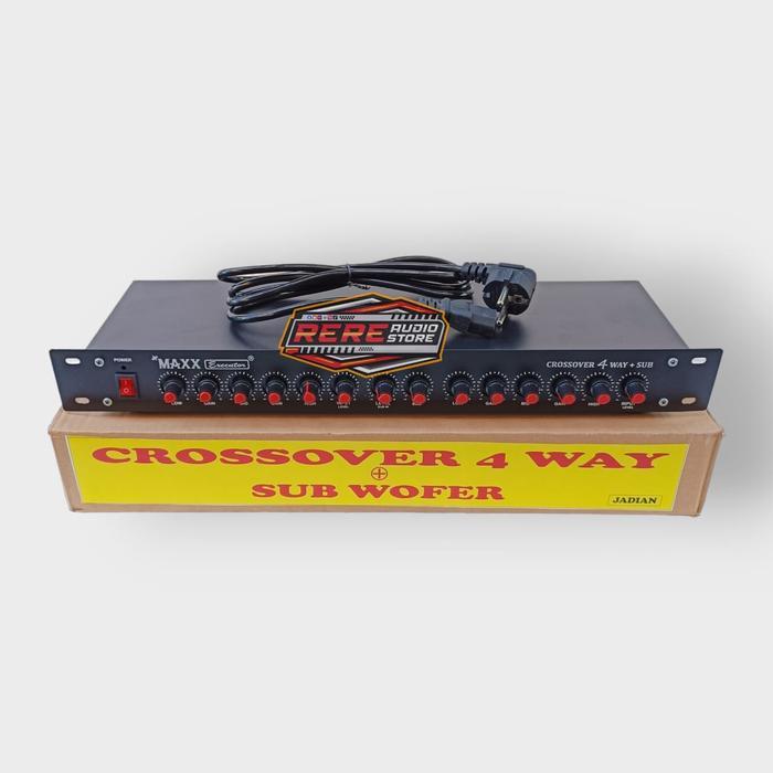 Crossover 4WAY + Subwoofer SOUNDCRACK Barang JADIAN Tinggal Pakai