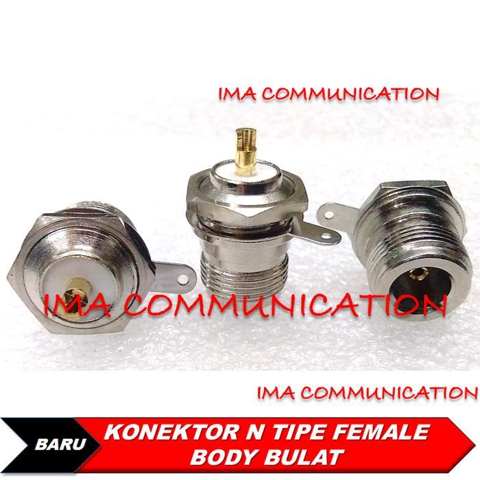 Konektor N Tipe Female Body Bulat