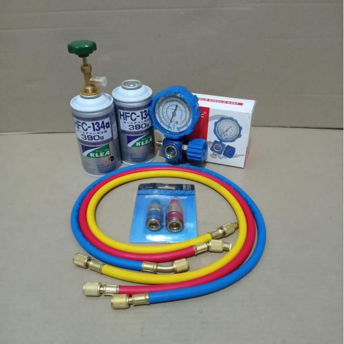 Paket Isi Freon Mobil Komplit Isi Sendiri/Paket Isi Freon Kulkas