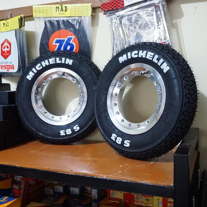 Velg Ring 8 Vespa Super PS Tubeless Modular GS Set Ban Michelin S83