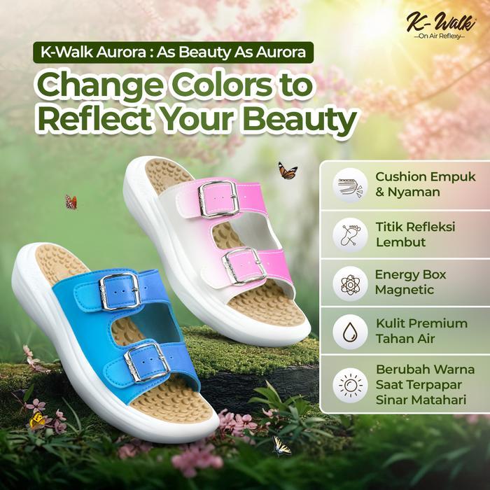 K-Walk Aurora Edition Sandal Terapi Kesehatan Refleksi Jaco K-Walk Energy Sendal Original Jaco