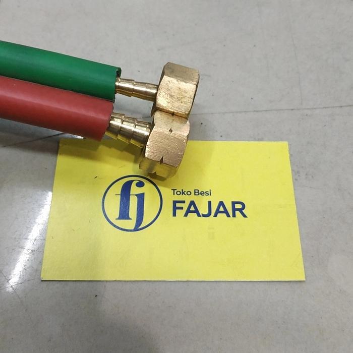 Nepel nipple selang blender las regulator LPG Acetylene Oksigen Oxygen