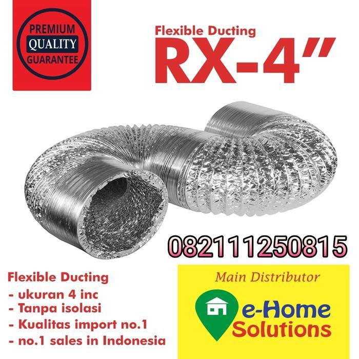 Aluminium Selang Flexible Duct Ducting 4 Inch