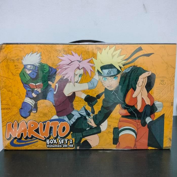 Naruto Box Set 2 Vol 28-48 Masashi Kishimoto Komik English Manga