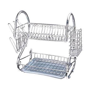 [BESAR] Rak Piring Stainless 2 Susun Kualitas TERBAIK