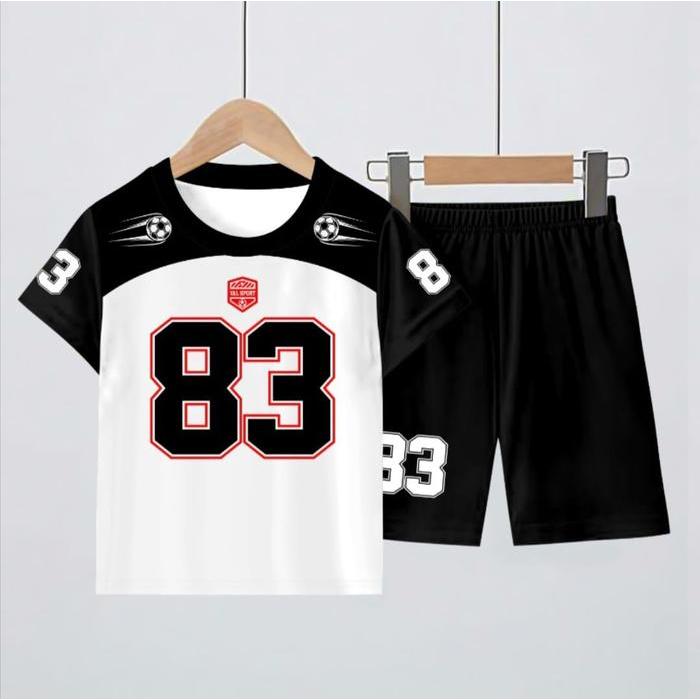 Premium Setelan Jersey Anak-Anak/Baju Bola Anak Futsal Badminton Original