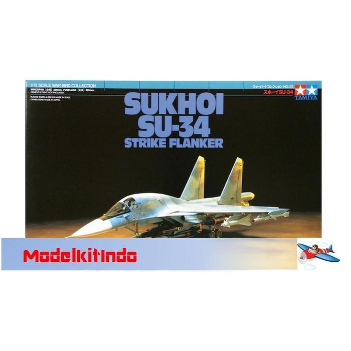 Tamiya SU-34 1/72 Model Kit Sukhoi Strike Flanker