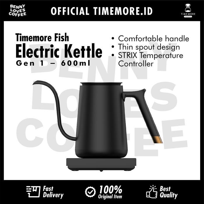 Timemore electric gooseneck kettle thin spout 600 ml