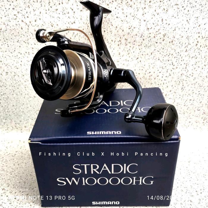 Ready Reel Shimano Stradic SW 4000 5000 6000 8000 10000 PG HG XG, Reel Pancing Laut , Power Handle ,