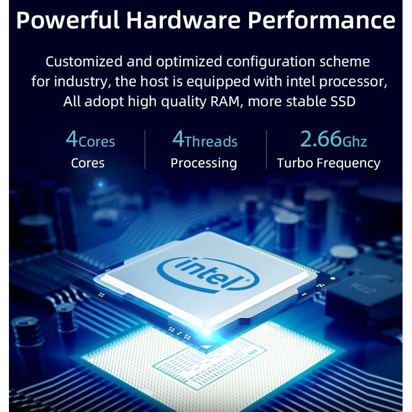 . Fanless Industrial Mini Pc Intel J1900 Quad Cores 2Xgigabit Ethernet -
