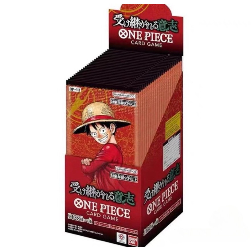In Stock Original Anime Booster Box One Piece The New Emperor OP09 OP13 Booster Tcg Rare Battle