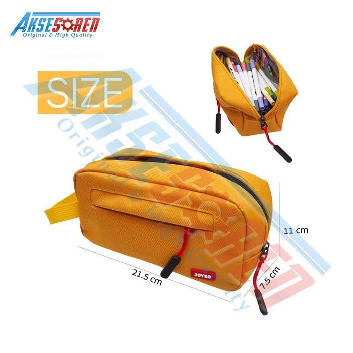 TERUJI Aksesoren Tempat Pensil Joyko [PC-5015] / Tepak Pulpen Kain / Wadah Alat Tulis Sekolah / Tas