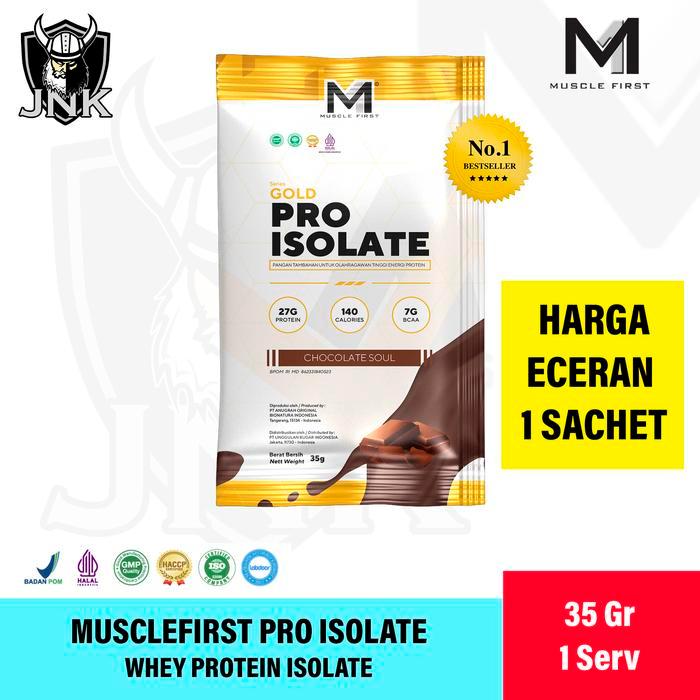 Ready Ecer 1 Sachet M1 Musclefirst Pro Isolate Whey Protein Isolate Cutting Diet High Bcaa Muscle