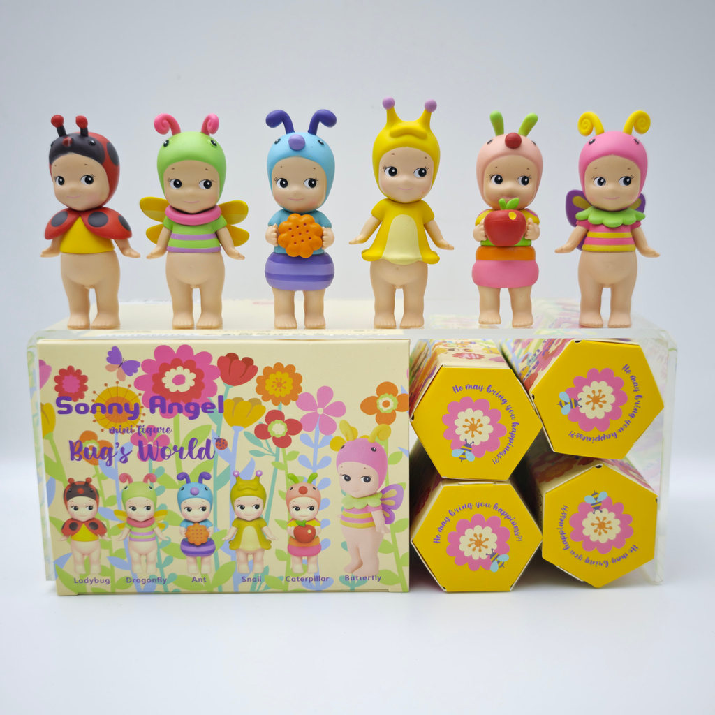 Sonny Angel Blind Box Toys Bug's World Series Mini Anime Action Figure Cute Doll Ornaments