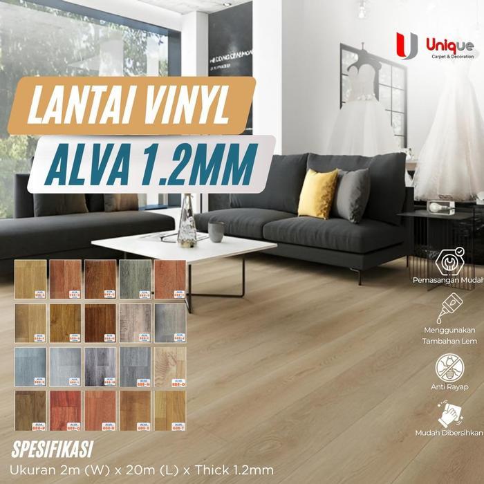 Karpet Lantai Motif Kayu Untuk Ruang Tamu / Jual Vinyl
