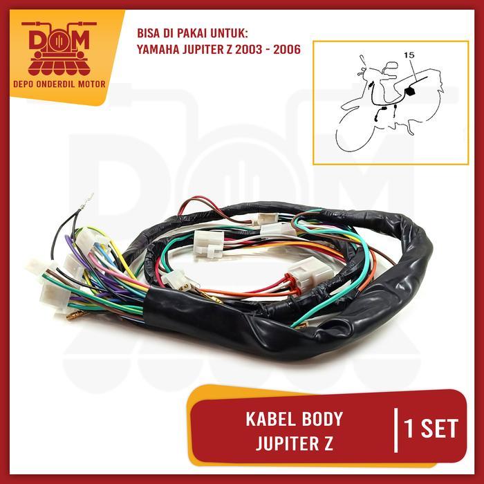 Kabel Body Jupiter Z (Tokaido) Harness Wire Cable Bodi Set Engine Motor Motorcycle Yamaha Jupiter Z