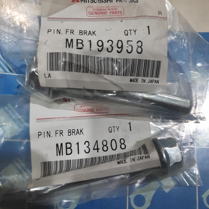 BAUT PIN KALIPER ATAS BAWAH REM DEPAN MITSUBISHI LANCER CK4 ASLI ORI OK.