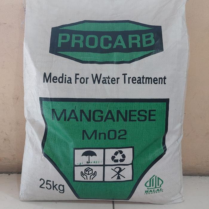 jedai.imoett manganese MnO2 PROCARB / media filter air mangan