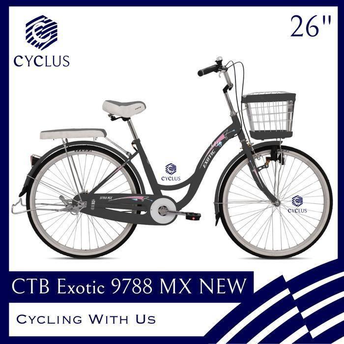INSTAN - Sepeda Keranjang Anak Dewasa CTB Exotic ET - 9788 MX 26 Inch