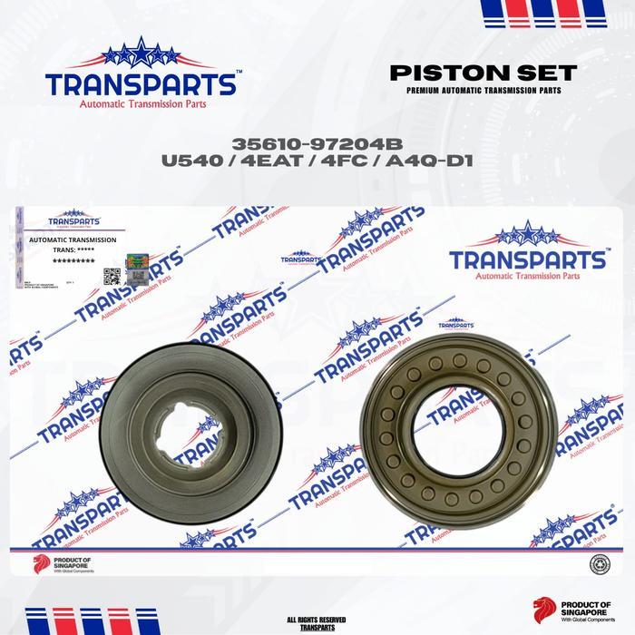 Transparts C1 Bonded Seal Sil Piston Mangkok Set Kit Matic Matik Transmisi 4Eat U540 4Fc 4Eat A4Q-D1