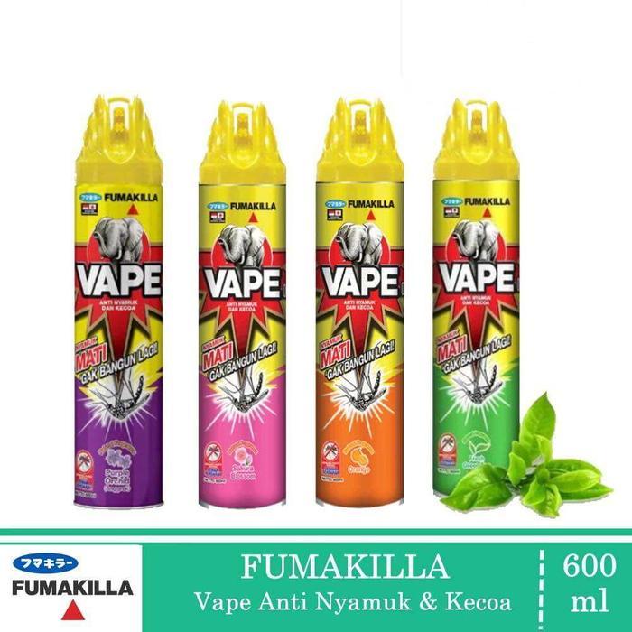 ` Fumakilla Vape Spray VAPE SEMPROT Anti Nyamuk 600 ml ORIGINAL-BPOM