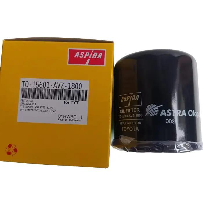 Aspira Filter Oli Mobil AVANZA RUSH VELOZ AGYA CALYA ALL NEW AVANZA VELOZ 2016 1.3 & 1.5 RUSH ALL